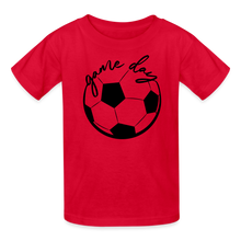 Load image into Gallery viewer, Game Day - Soccer - Kids&#39; T-Shirt - red
