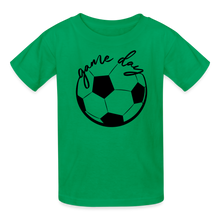 Load image into Gallery viewer, Game Day - Soccer - Kids&#39; T-Shirt - kelly green
