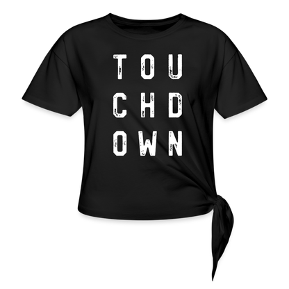 TOU-CHD-OWN Knotted T-Shirt - black