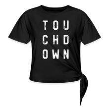 Load image into Gallery viewer, TOU-CHD-OWN Knotted T-Shirt - black
