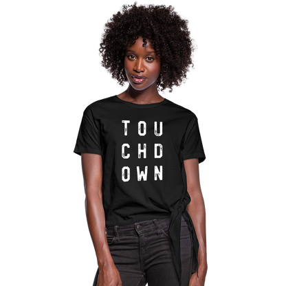 TOU-CHD-OWN Knotted T-Shirt - black