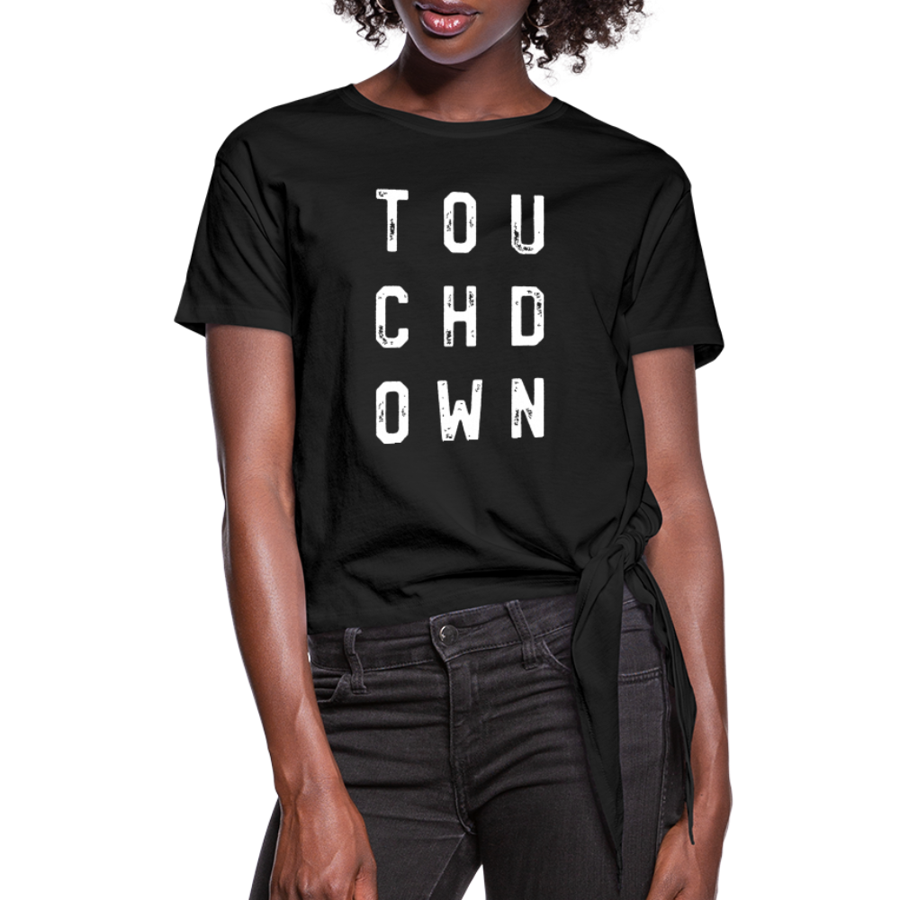 TOU-CHD-OWN Knotted T-Shirt - black