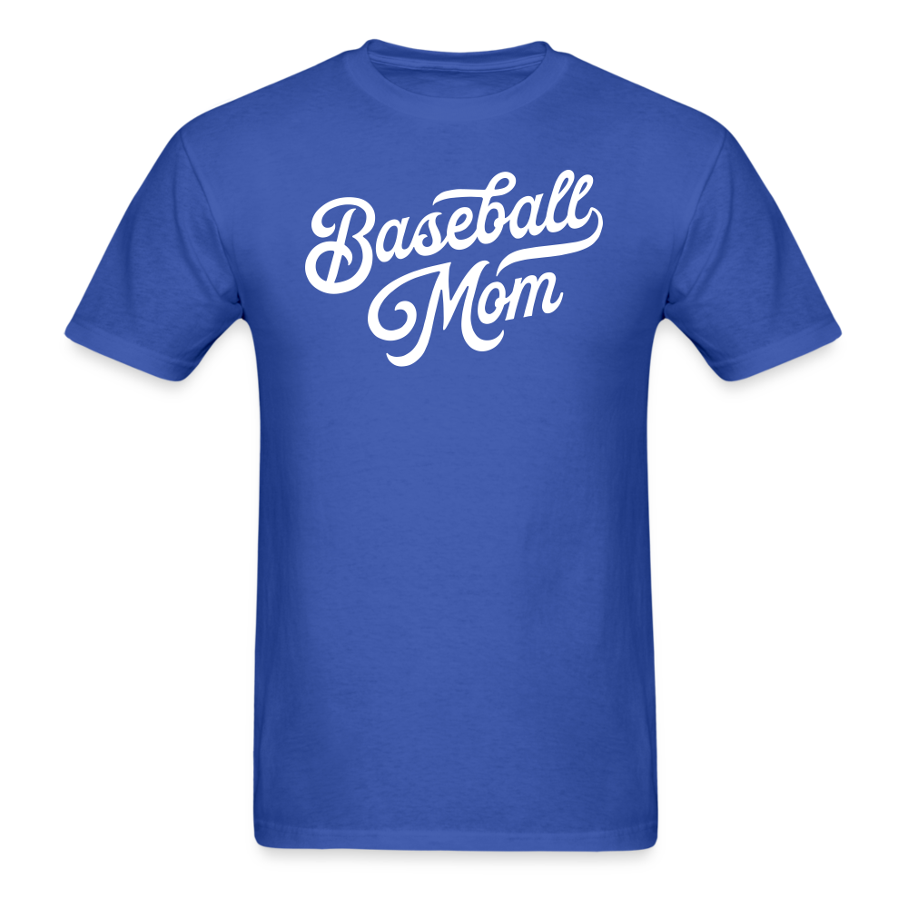 Baseball Mom - royal blue