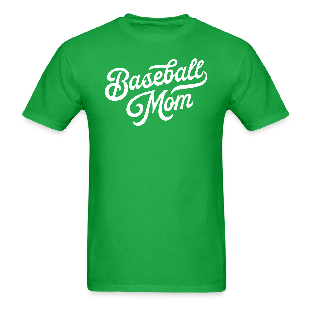 Baseball Mom - bright green