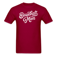 Load image into Gallery viewer, Baseball Mom - dark red
