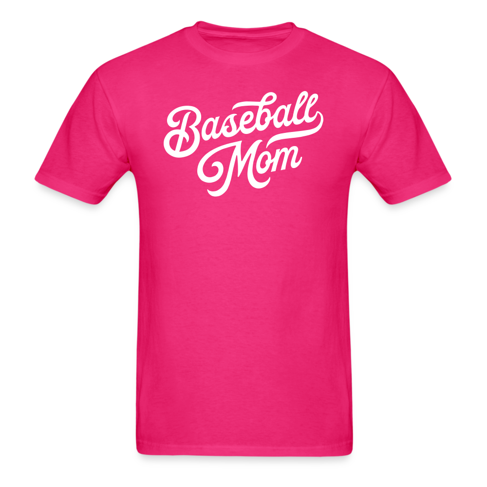 Baseball Mom - fuchsia