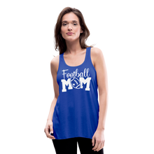 Load image into Gallery viewer, Football Mom Flowy Tank Top - royal blue
