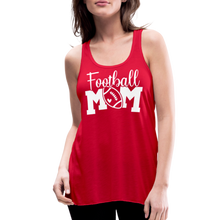 Load image into Gallery viewer, Football Mom Flowy Tank Top - red
