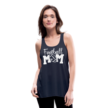 Load image into Gallery viewer, Football Mom Flowy Tank Top - navy
