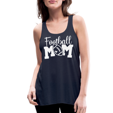 Load image into Gallery viewer, Football Mom Flowy Tank Top - navy
