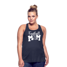 Load image into Gallery viewer, Football Mom Flowy Tank Top - navy
