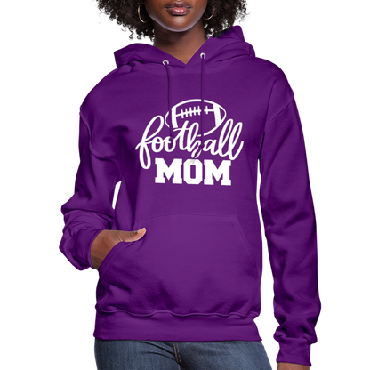 Football Mom Hoodie - purple