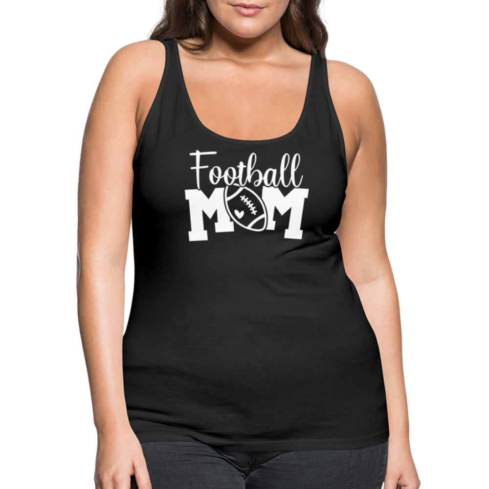 Football Mom Premium Tank Top - black