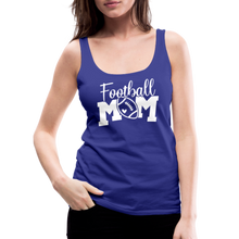 Load image into Gallery viewer, Football Mom Premium Tank Top - royal blue
