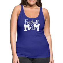 Load image into Gallery viewer, Football Mom Premium Tank Top - royal blue
