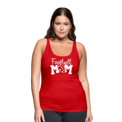 Football Mom Premium Tank Top - red