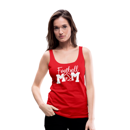 Football Mom Premium Tank Top - red