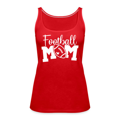 Football Mom Premium Tank Top - red