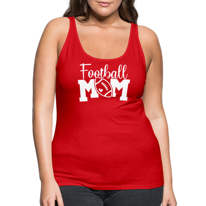 Football Mom Premium Tank Top - red