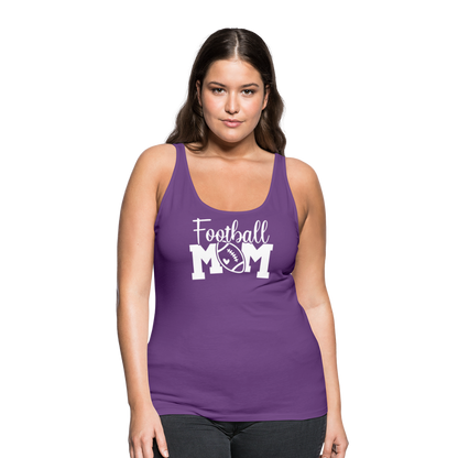 Football Mom Premium Tank Top - purple