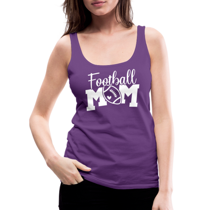 Football Mom Premium Tank Top - purple