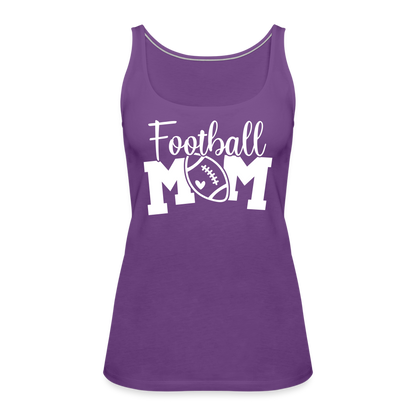 Football Mom Premium Tank Top - purple