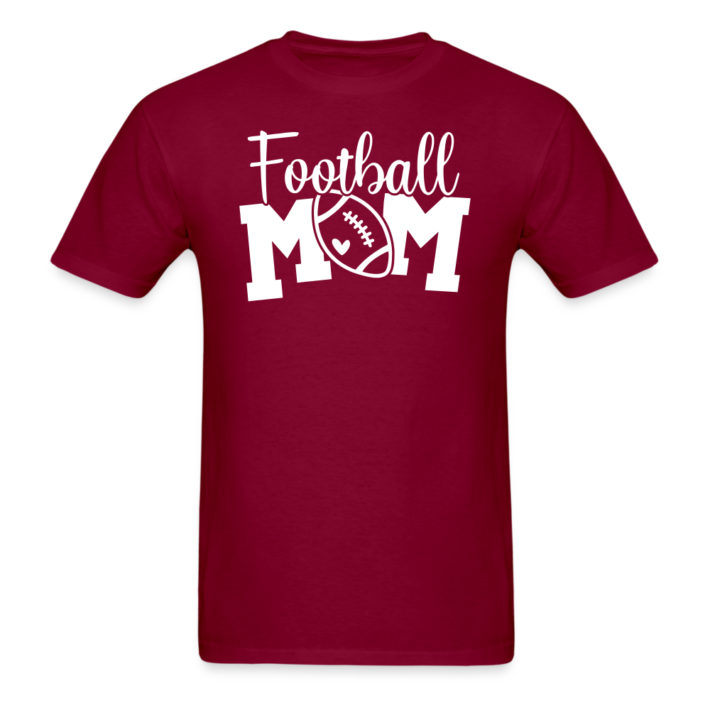 Football Mom Classic T-Shirt - burgundy