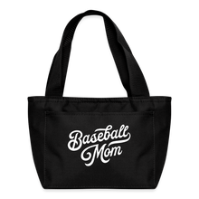 Load image into Gallery viewer, Baseball Mom Lunch Bag - black
