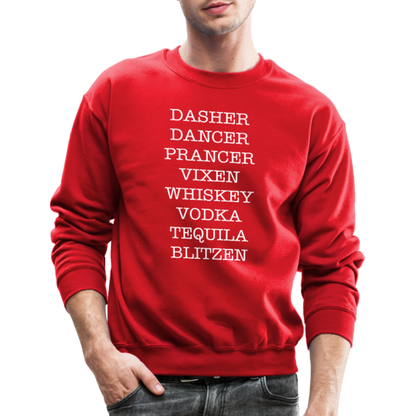 Deer Sweatshirt - red