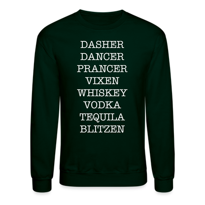 Deer Sweatshirt - forest green