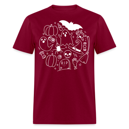 Spooky Classic T-Shirt - burgundy
