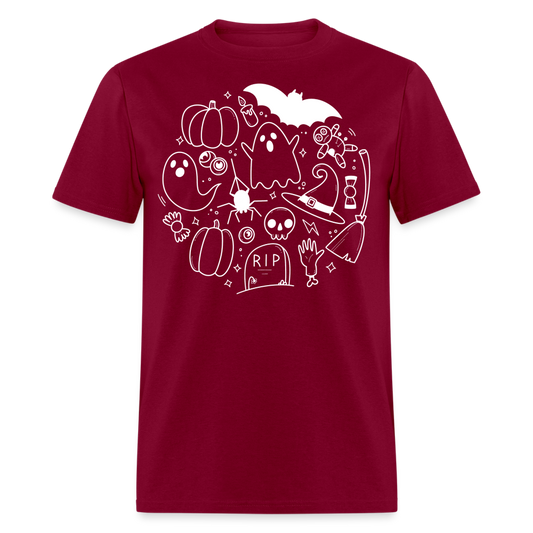 Spooky Classic T-Shirt - burgundy