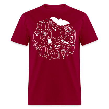 Spooky Classic T-Shirt - dark red