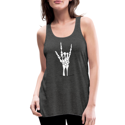 Skell Yeah Flowy Tank Top - deep heather