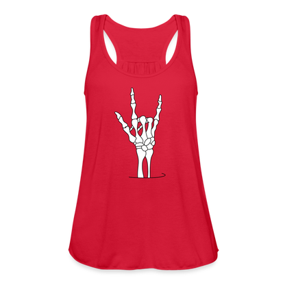 Skell Yeah Flowy Tank Top - red