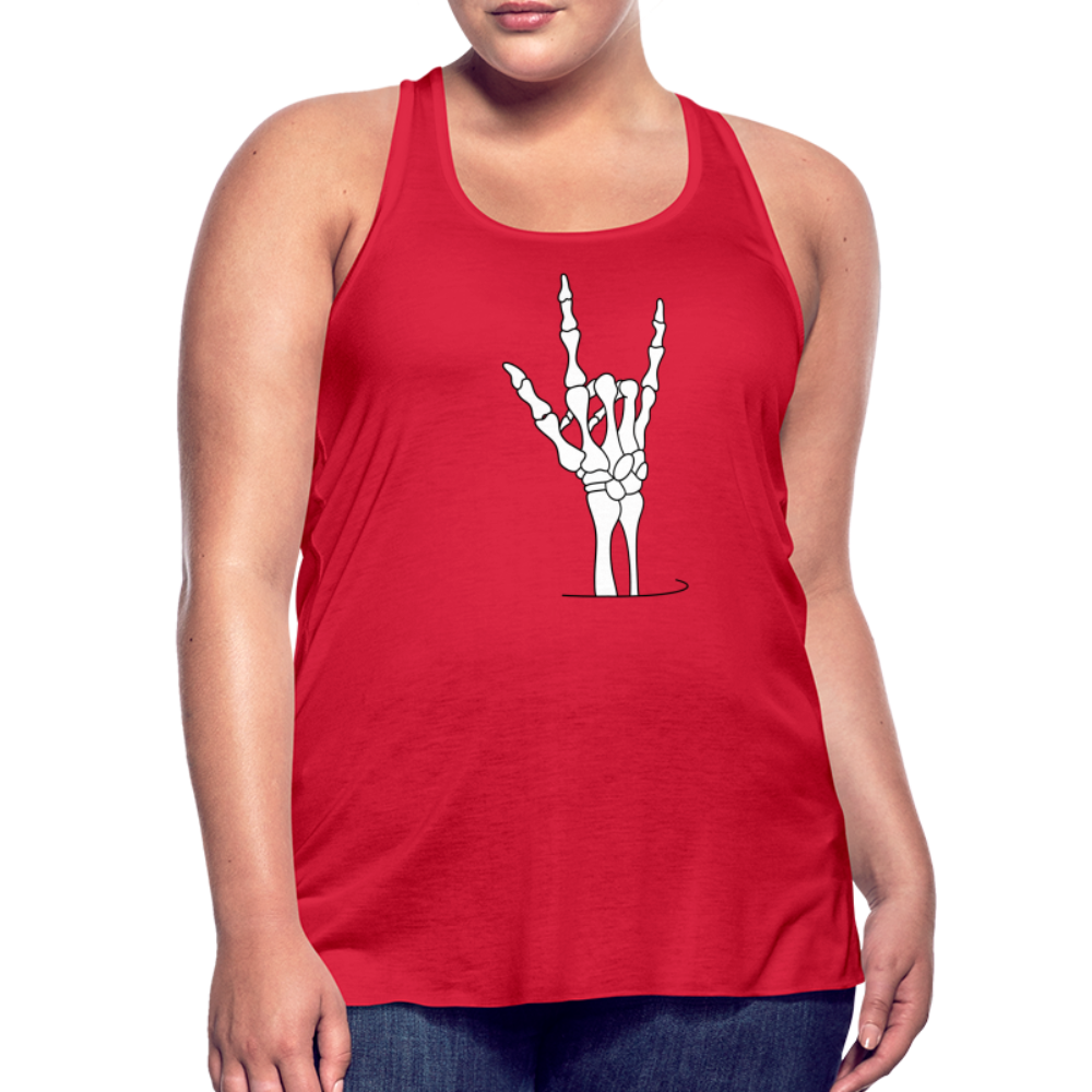 Skell Yeah Flowy Tank Top - red