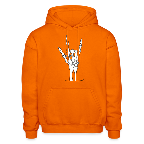 Skell Yeah Heavy Blend Adult Hoodie - orange