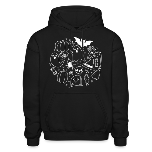 Spooky Adult Hoodie - black