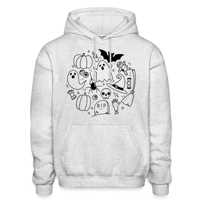 Spooky Adult Hoodie - light heather gray