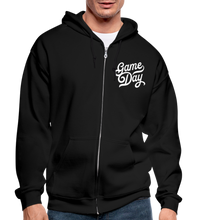 Load image into Gallery viewer, Football Adult Zip Hoodie - black
