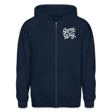 Load image into Gallery viewer, Football Adult Zip Hoodie - navy
