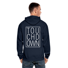 Load image into Gallery viewer, Football Adult Zip Hoodie - navy
