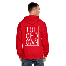 Load image into Gallery viewer, Football Adult Zip Hoodie - red
