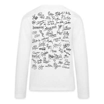 Mouse Crew Kids' Premium Long Sleeve T-Shirt - white