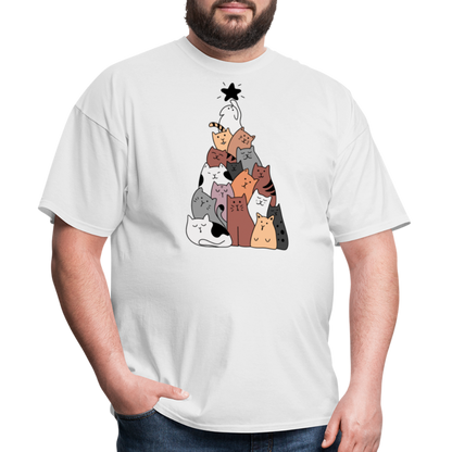 Holiday Cat Tree Classic T-Shirt - white