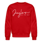 Jingle ALL THE WAY Crewneck Sweatshirt - red