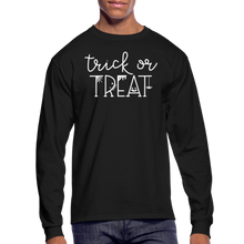 Load image into Gallery viewer, Trick Or Treat Long Sleeve T-Shirt - black
