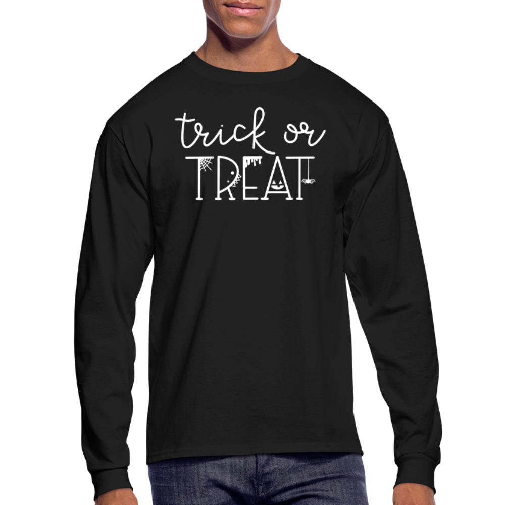 Trick Or Treat Long Sleeve T-Shirt - black