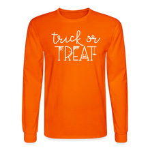 Load image into Gallery viewer, Trick Or Treat Long Sleeve T-Shirt - orange
