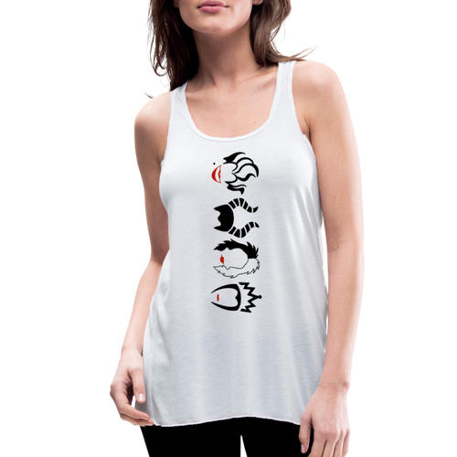 Villain Flowy Tank Top - white